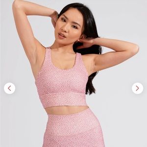 Rosa Sports Bra - Pink Salt Bossy Print